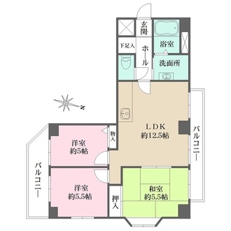 カサフィレンツェの間取図