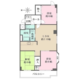 カサフィレンツェの間取図