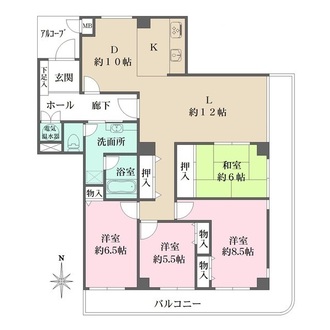 住吉川アーバンライフの間取図