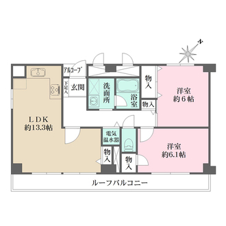 元町アーバンライフの間取図