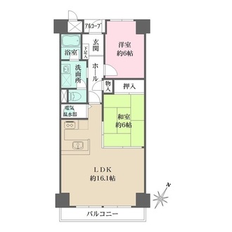 元町アーバンライフの間取図