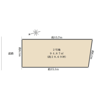 2号地の間取図