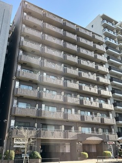 朝日白金台マンションの外観
