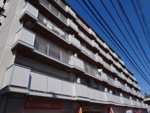 コープ野村古市中央の外観