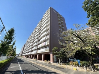 矢田川パークハウスＡ棟の外観