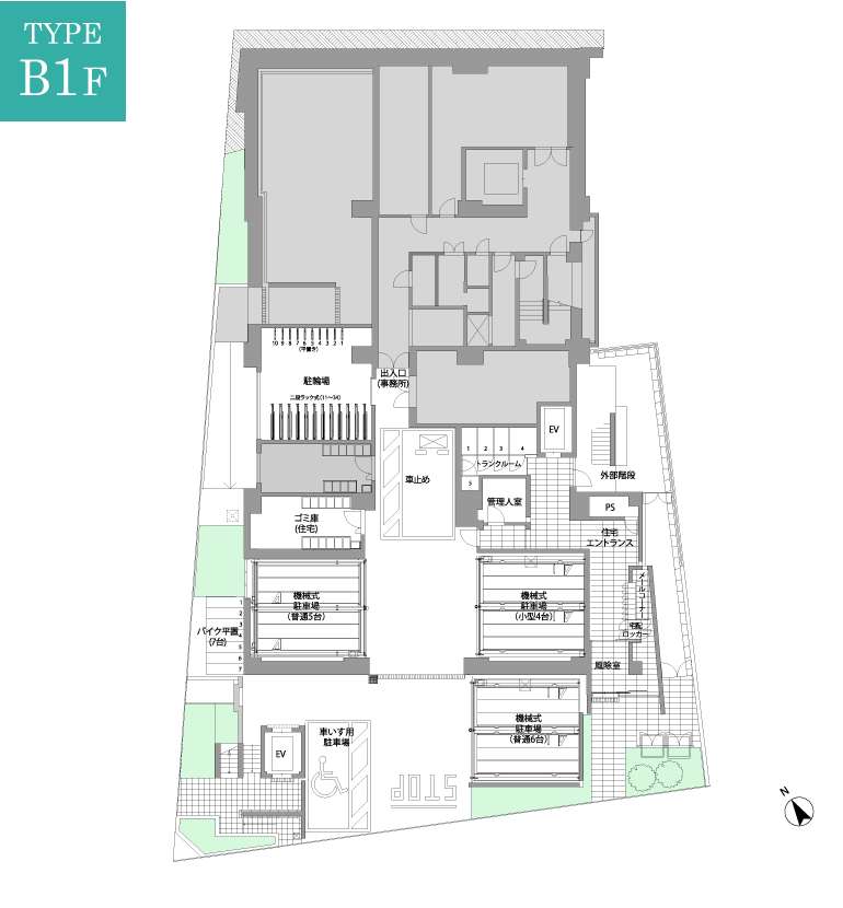 B1平面図