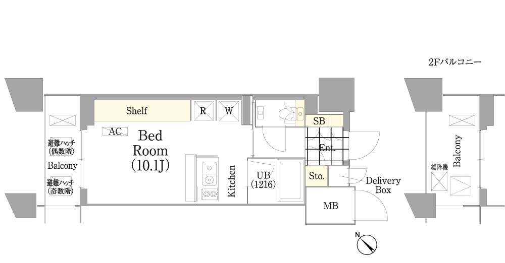 B間取り図