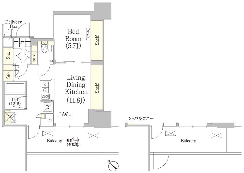 C-1間取り図