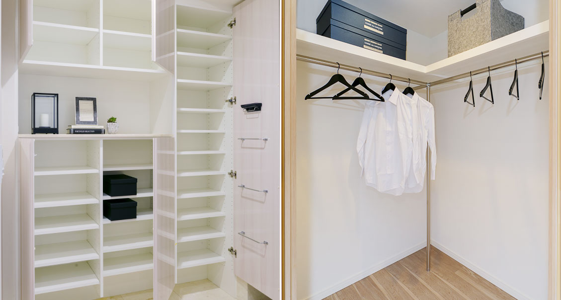 Shoe shelf Walk-in closet