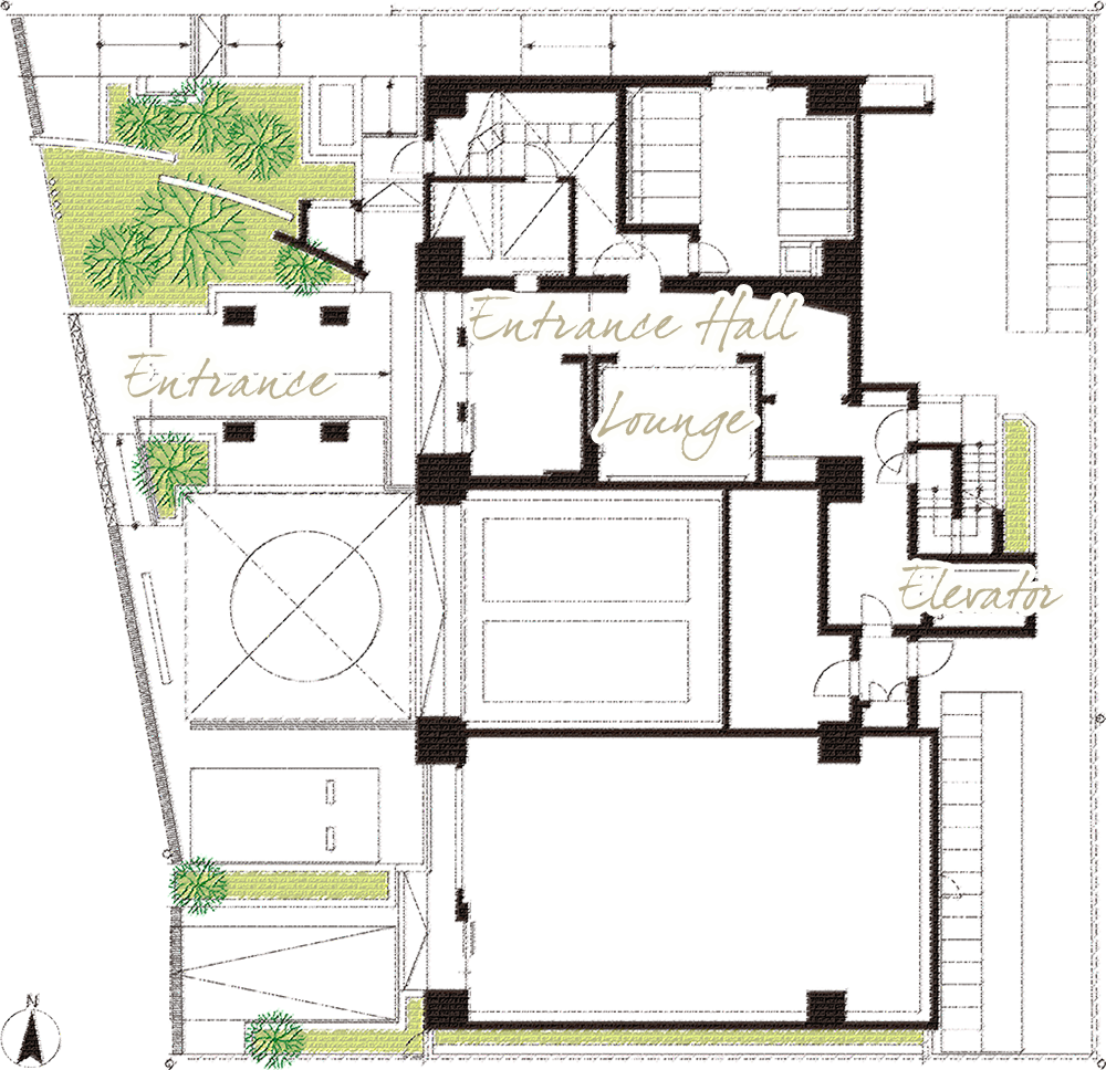 敷地配置図イメージイラスト