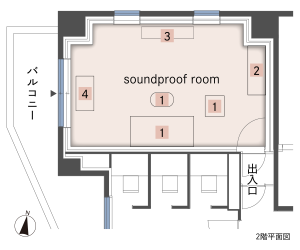 2階平面図