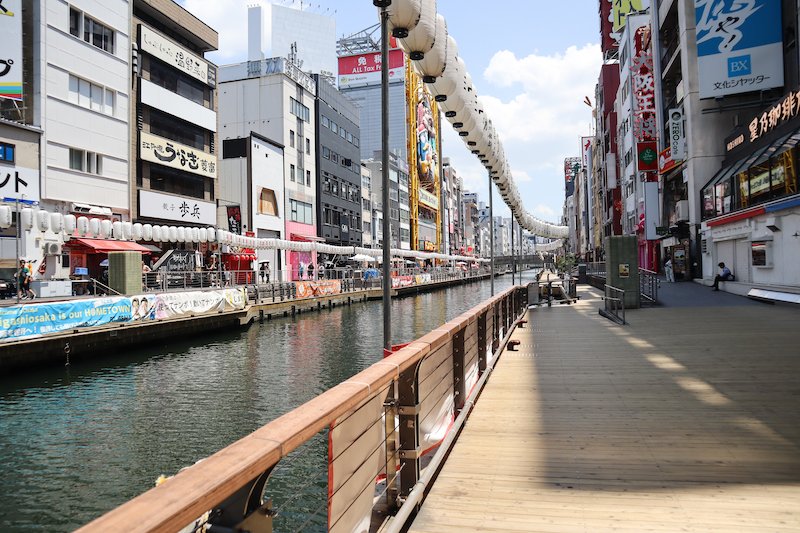 難波・心斎橋エリアの風景